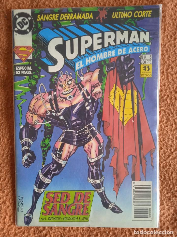 C&oacute;mics: SUPERMAN EL HOMBRE DE ACERO N&ordm; 8. DC COMICS. EDICIONES ZINCO - Foto 1