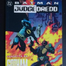 Cómics: BATMAN JUDGE DREDD VENDETTA EN GOTHAM Y JUICIO SOBRE GOTHAM. Lote 308419978