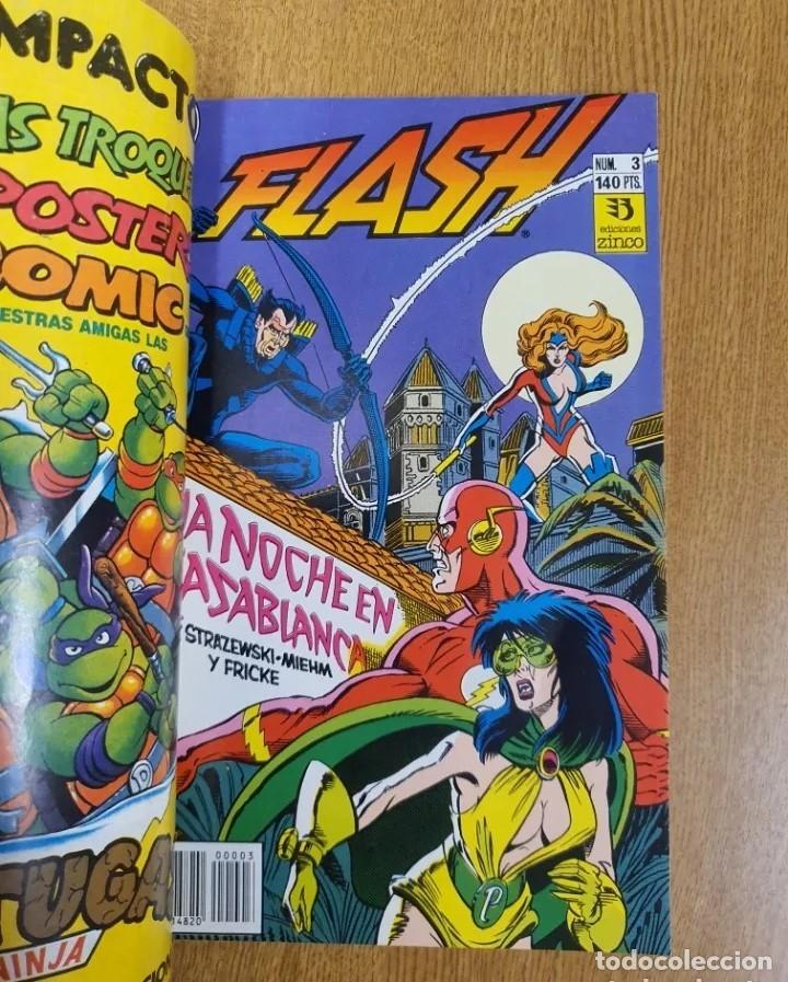 C&oacute;mics: FLASH - N&Uacute;MEROS 1 AL 5 ENCUADERNADOS - ZINCO - Foto 3