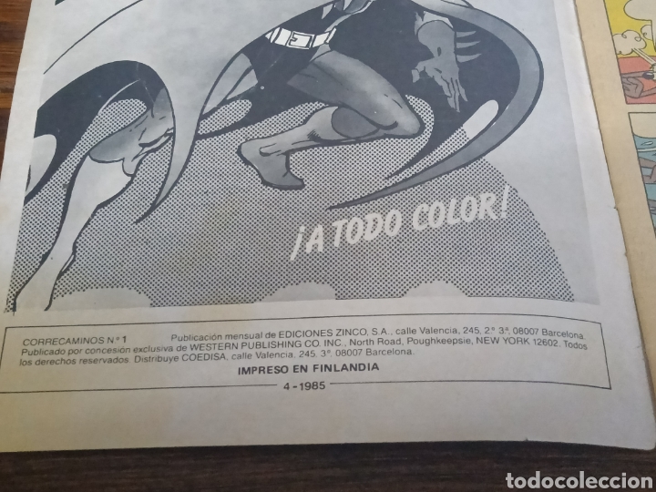 C&oacute;mics: COMIC CORRECAMINOS NUMERO 1 EDICIONES ZINCO 1985 - Foto 2