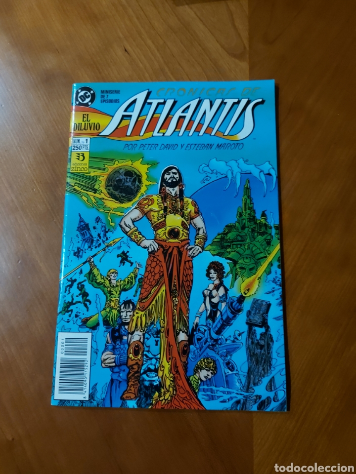 C&oacute;mics: N&uacute;m 1 Cronicas De Atlantis Peter David y Esteban Maroto Zinco Dc 1990 - Foto 1