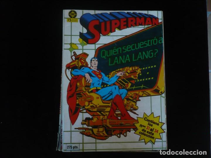 C&oacute;mics: superman - contiene los numeros n&ordm; 31 al 34 - Foto 1