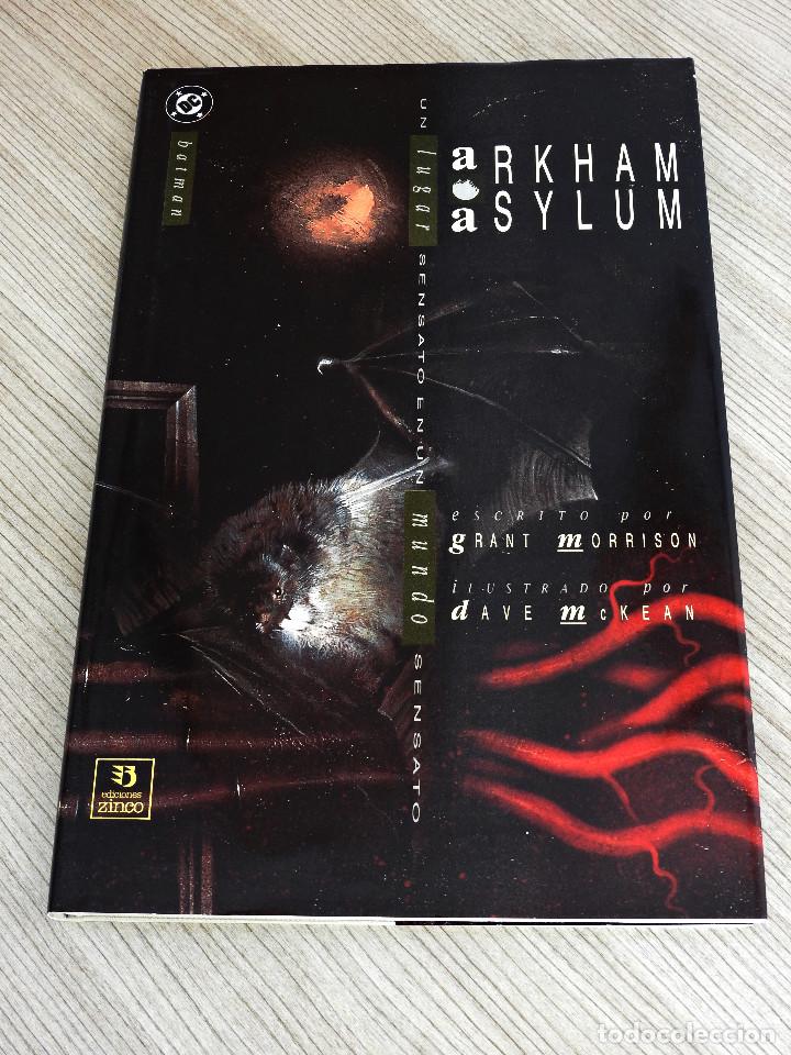 C&oacute;mics: Batman Arkham Asylum (Ediciones Zinco). 1&ordf; edici&oacute;n, 1990. - Foto 1