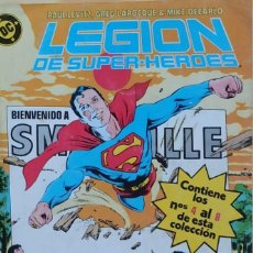 Cómics: LEGION DE SUPERHEROES - NUMEROS 4 AL 8 - RETAPADO EDICIONES ZINCO.