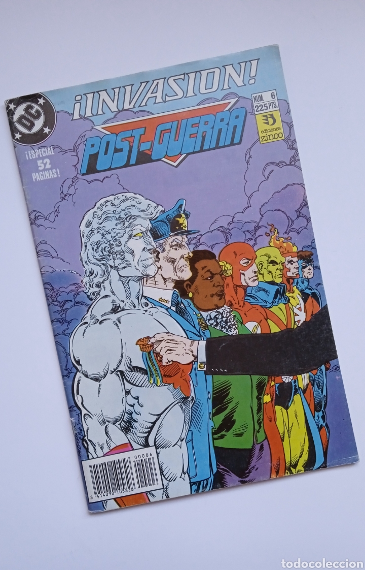 C&oacute;mics: Comic Invasi&oacute;n DC Post-guerra N&ordm; 6 Ed: Zinco - Foto 1