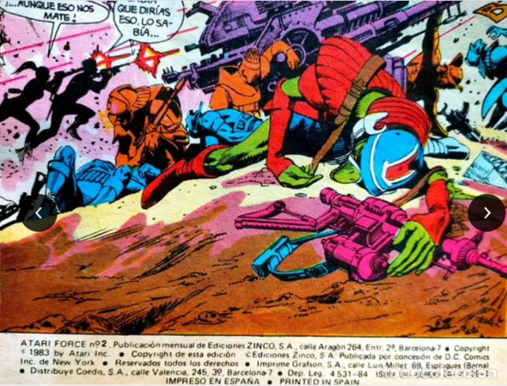 C&oacute;mics: ATARI FORCE. N&deg; 2..1984. - Foto 2