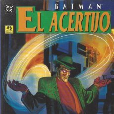 Comics: BATMAN - EL ACERTIJO - TOMO UNICO - MATT WAGNER - HISTORIA COMPLETA - A ESTRENAR, NUEVO !!. Lote 336290143
