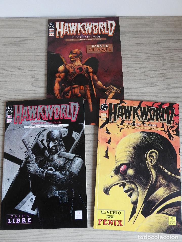 C&oacute;mics: Hawkworld (Ediciones Zinco). Miniserie prestigio completa de 3 n&uacute;meros. - Foto 1