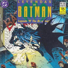 Cómics: COMIC COLECCION BATMAN LEYENDAS DE BATMAN Nº 22. Lote 323703253