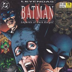 Cómics: COMIC COLECCION BATMAN LEYENDAS DE BATMAN Nº 38. Lote 323703608