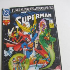 Comics : SUPERMAN Nº 6 FUNERAL POR UN AMIGO EPÍLOGO BUEN ESTADO DC, EDICIONES ZINCO ARX39. Lote 326360523
