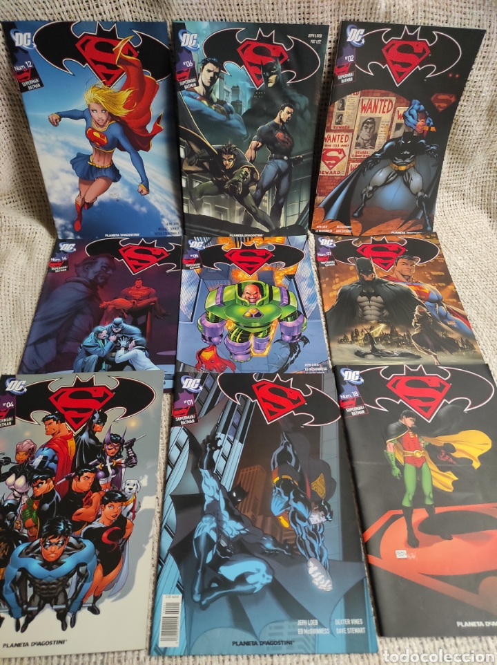 C&oacute;mics: SUPERMAN BATMAN - LOTE DE 9 EJEMPLARES - edita : Planeta - Foto 1
