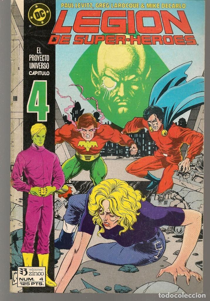C&oacute;mics: LEGI&Oacute;N DE SUPER - H&Eacute;ROES. N&ordm; 4. DC/ ZINCO. (C/A60) - Foto 1