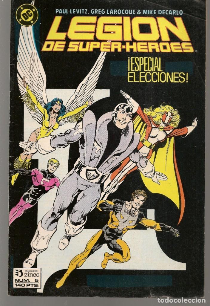 C&oacute;mics: LEGI&Oacute;N DE SUPER - H&Eacute;ROES. N&ordm; 5. DC/ ZINCO. (C/A60) - Foto 1