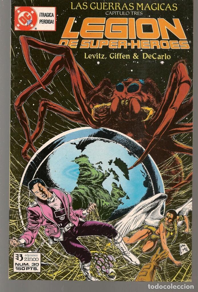 C&oacute;mics: LEGI&Oacute;N DE SUPER - H&Eacute;ROES. N&ordm; 30. DC/ ZINCO. (C/A60) - Foto 1