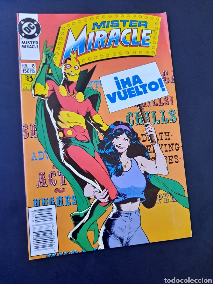 C&oacute;mics: EXCELENTE ESTADO MISTER MIRACLE 8 ZINCO DC GRAPA - Foto 1