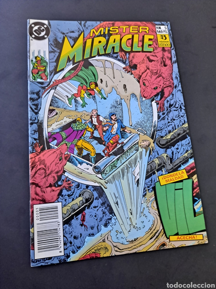 C&oacute;mics: EXCELENTE ESTADO MISTER MIRACLE 5 ZINCO DC GRAPA - Foto 1