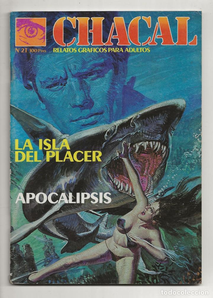 C&oacute;mics: CHACAL N&ordm; 21 - LA ISLA DEL PLACER - APOCAL&Iacute;PSIS - ZINCO 1982 - Foto 1