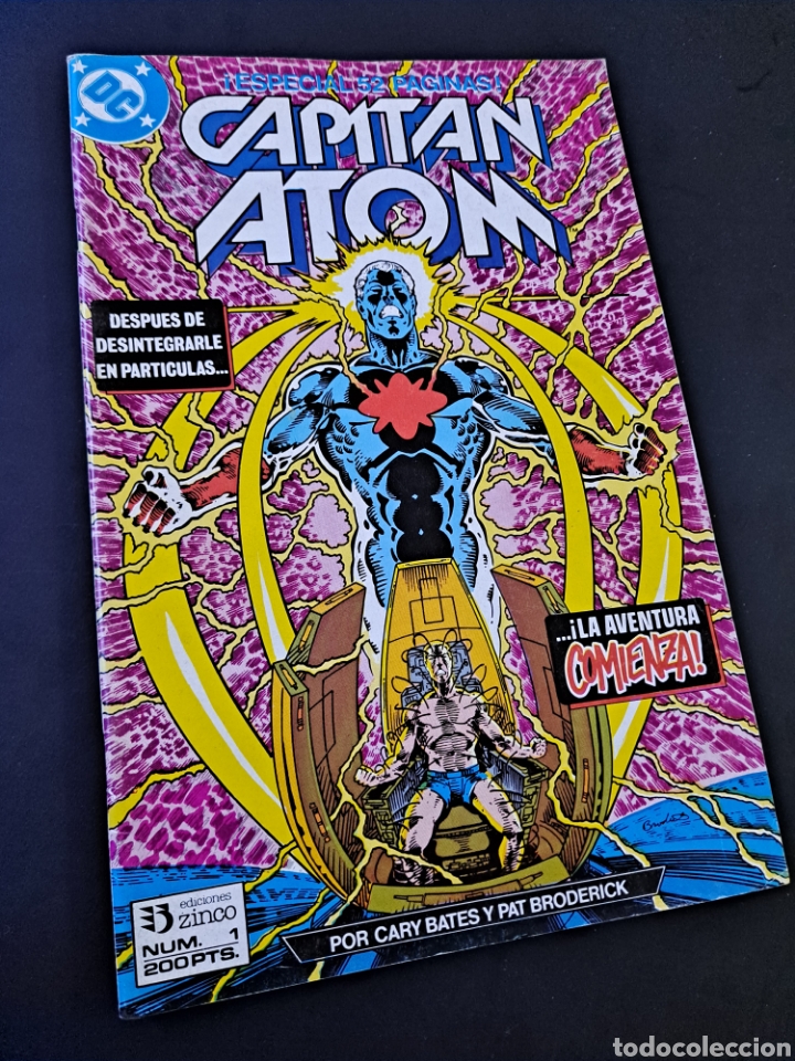 C&oacute;mics: CASI EXCELENTE ESTADO CAPITAN ATOM 1 ZINCO GRAPA DC - Foto 1