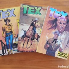 Fumetti: TEX TOMOS Nº 1, 2 Y 3 - NUMEROS 1 A 9 EN 3 RETAPADOS - ZINCO (V2). Lote 340327013