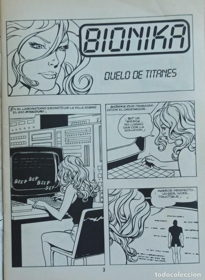 C&oacute;mics: BIONIKA N&ordm;10 DUELO DE TITANES - EDICIONES ZINCO. - Foto 3