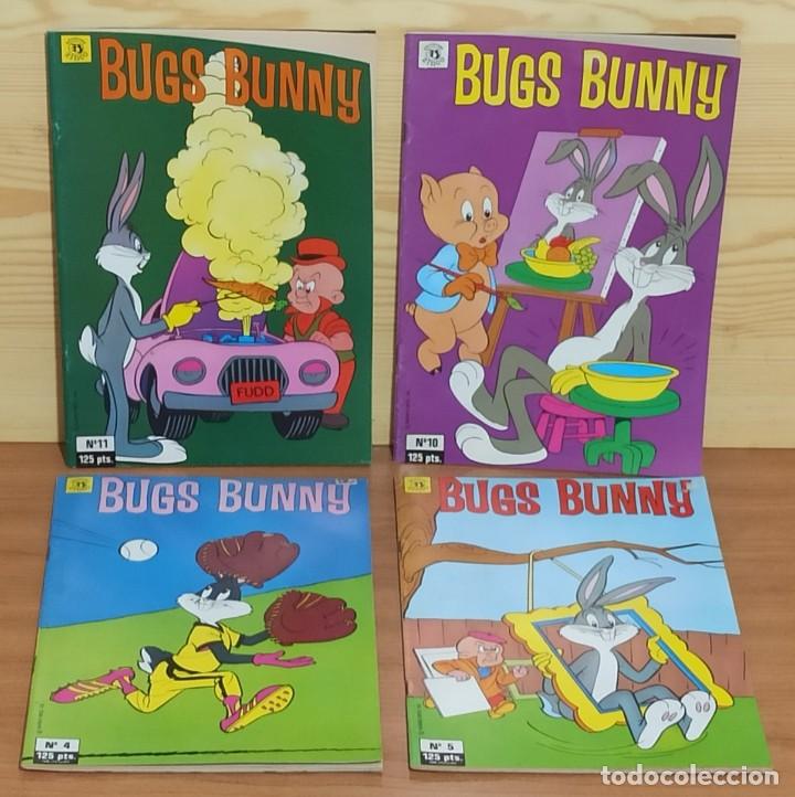 C&oacute;mics: BUGS BUNNY - 4 JEMPLARES NUMEROS 4 5 10 Y 11 -EDICIONES ZINCO. - Foto 1