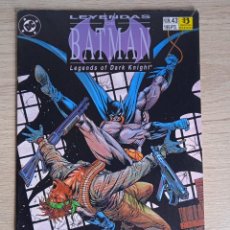 Comics: LEYENDAS DE BATMAN 43 ZINCO. Lote 343906258