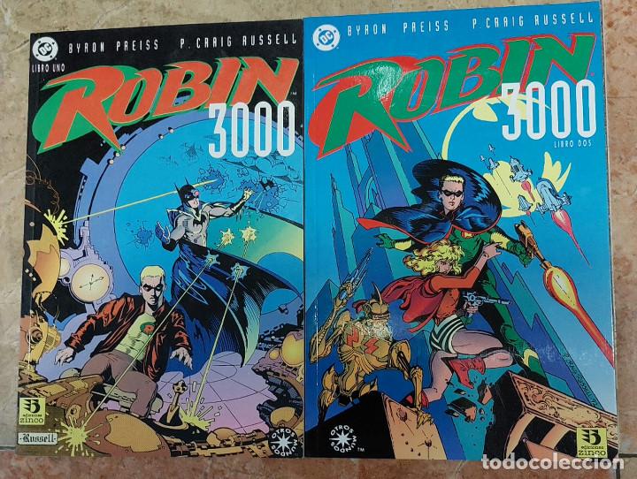 C&oacute;mics: ROBIN 3000. LIBROS 1 Y 2. ZINCO. - Foto 1
