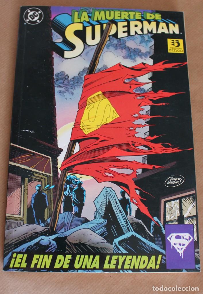 C&oacute;mics: LA MUERTE DE SUPERMAN - ediciones ZINCO a&ntilde;o 1993 - como NUEVO - Foto 1