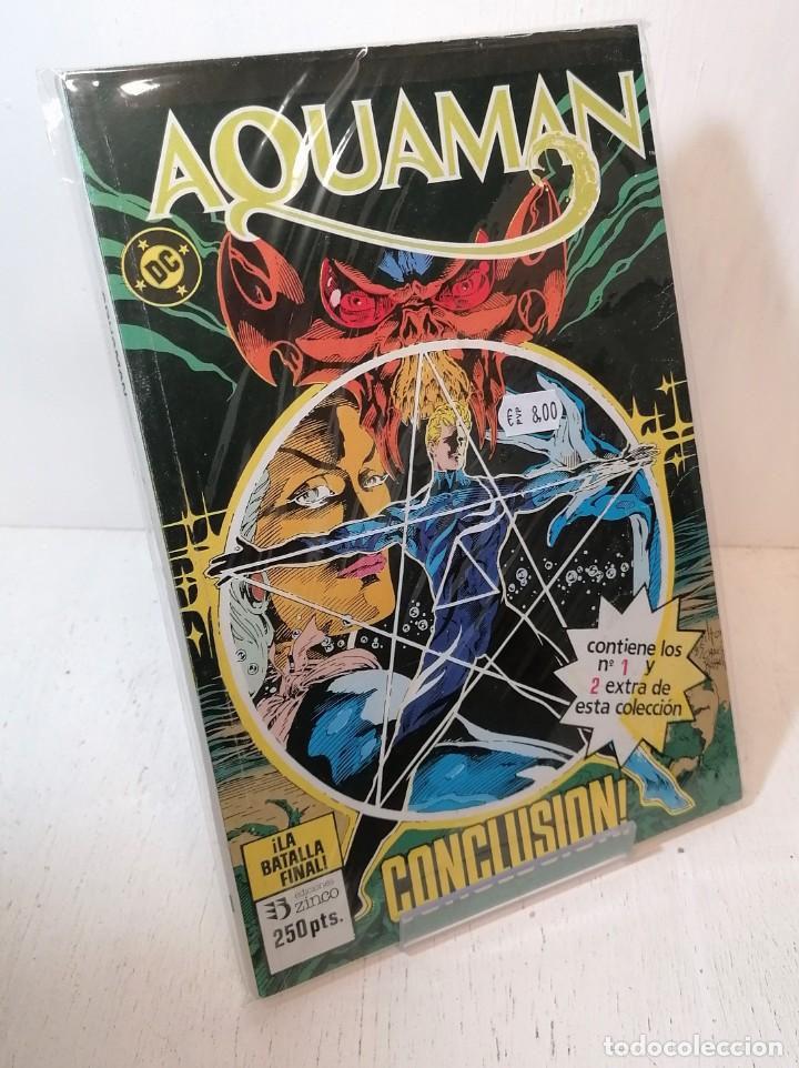 C&oacute;mics: Comic: &rdquo;Aquaman: conclusion&rdquo; n&ordm;1 y 2 extras ediciones zinco - Foto 1