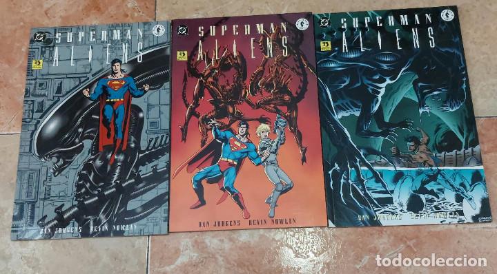 C&oacute;mics: SUPERMAN ALIENS. COMPLETA. ZINCO - Foto 1