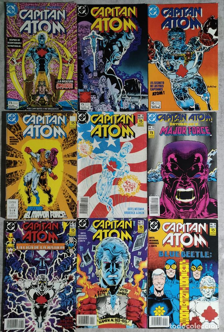 C&oacute;mics: CAPITAN ATOM NUMEROS DEL 1,2,3,5 AL 8,9,11,12,13,14 8 GRAPAS 1 RETAPADO - Foto 1