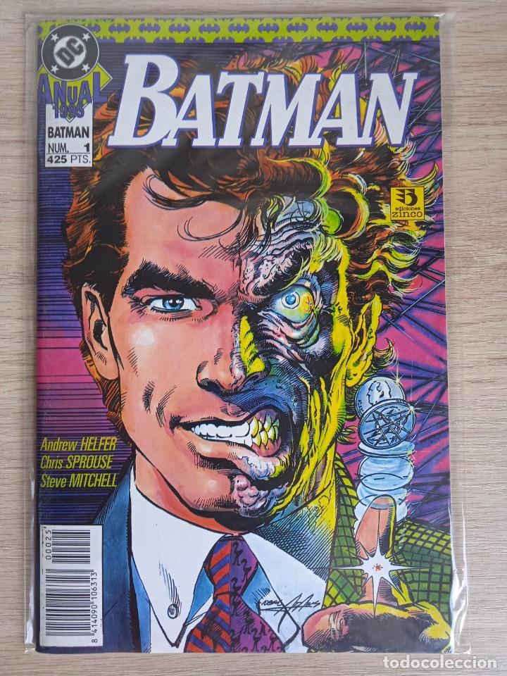 C&oacute;mics: BATMAN - ANUAL N&ordm; 1 - DC COMICS - EDICIONES ZINCO - A&Ntilde;O 1995.