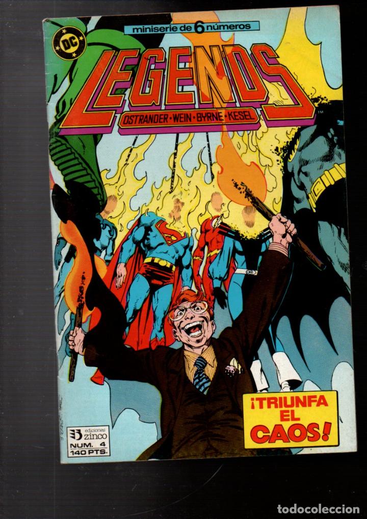 C&oacute;mics: LEGENDS, N&ordm; 4. DC COMICS. EDICIONES ZINCO, 1987 - Foto 1