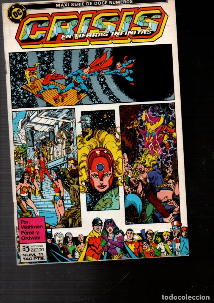 C&oacute;mics: CRISIS EN TIERRAS INFINITAS, N&ordm; 11. DC COMICS. EDICIONES ZINCO, 1987 - Foto 1