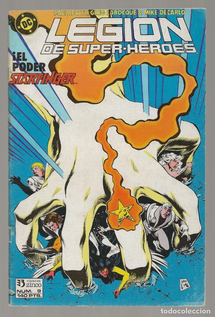 C&oacute;mics: LEGION DE SUPER-H&Eacute;ROES - EL PODER STARFINGER N&ordm; 9 - ZINCO 1987 - Foto 1