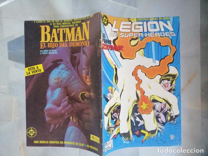 C&oacute;mics: LEGION DE SUPER-H&Eacute;ROES - EL PODER STARFINGER N&ordm; 9 - ZINCO 1987 - Foto 3