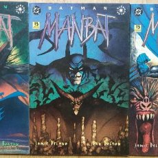Cómics: BATMAN : MANBAT : JAMIE DELANO/JOHN BOLTON COMPLETA TRES TOMOS- BUEN ESTADO- ED.ZINCO 1996