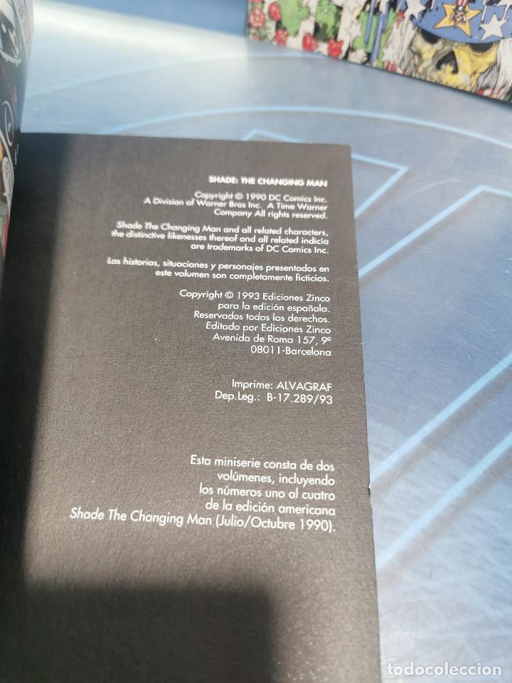 C&oacute;mics: Comics-SHADE EL HOMBRE CAMBIANTE LIBROS 1 Y 2 (EDICIONES ZINCO) - Foto 6
