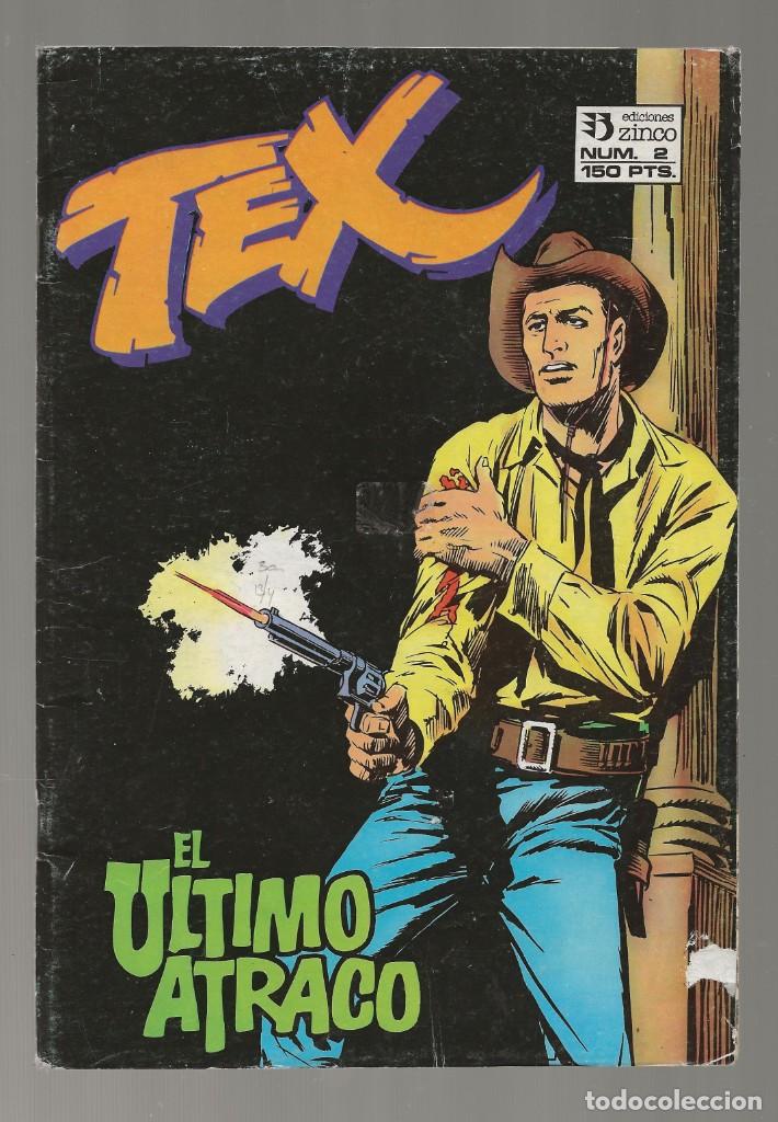 C&oacute;mics: TEX N&ordm; 2 - EL &Uacute;LTIMO ATRACO - ZINCO 1983 - Foto 1