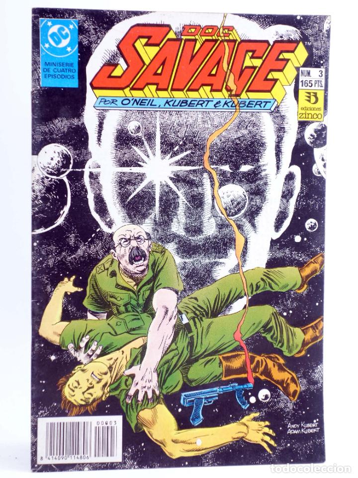 C&oacute;mics: DOC SAVAGE 3. REGRESO A LA PIR&Aacute;MIDE (ONeil / Kubert / Kubert) Zinco, 1990. OFRT - Foto 1
