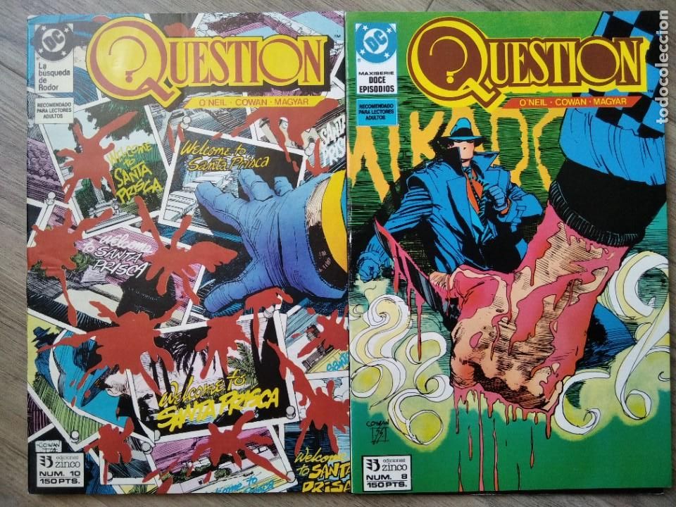 C&oacute;mics: QUESTION DE ZINCO NUMEROS 6 7 8 10. PROCEDEN DE RETAPADO - Foto 2