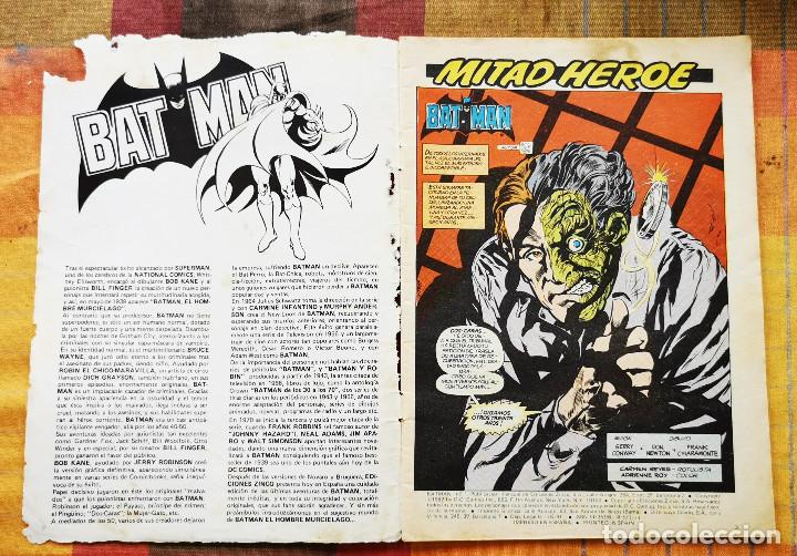 C&oacute;mics: Batman n&ordm;1 Medio Heroe. Gerry Conway (Forum, 1984) Ediciones Zinco - Foto 2