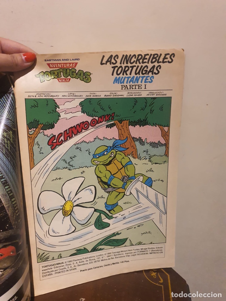 C&oacute;mics: Comic las aventuras de las tortugas ninja n&uacute;mero 6 - Foto 3
