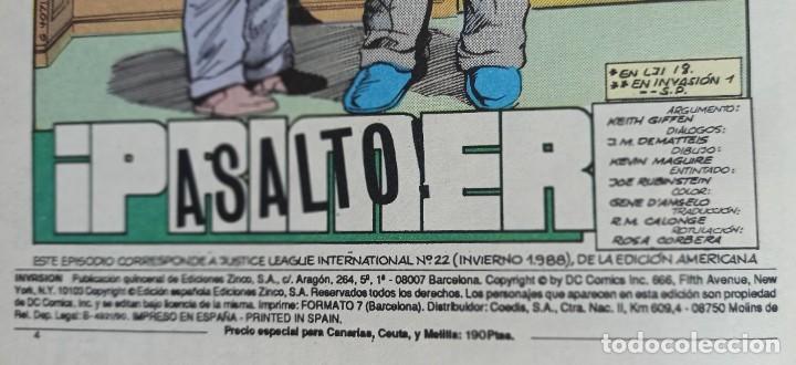 C&oacute;mics: INVASION PRIMER ATAQUE N.&ordm; 2 - EDICIONES ZINCO DC 1990 - DE KIOSKO. - Foto 6