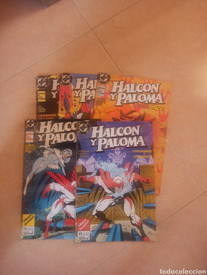 C&oacute;mics: Halc&oacute;n y paloma 5 n&uacute;meros completa zinco - Foto 1