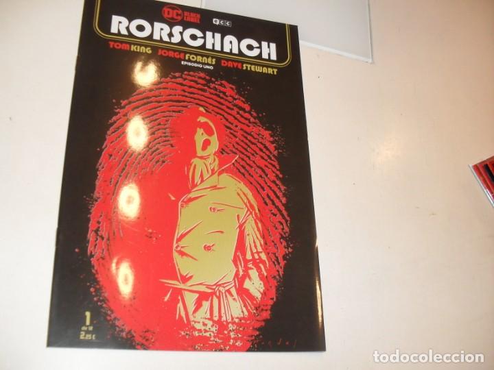 C&oacute;mics: RORSCHACH N&ordm;1,PRIMEROS N&ordm;,(LINEA BLACK LABEL),(DE 12),ECC COMICS,A&Ntilde;O 2021,IMPECABLE. - Foto 1