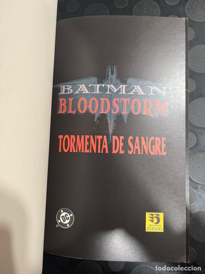 C&oacute;mics: BATMAN : TORMENTA DE SANGRE de DOUG MOENCH DC ELSEWORLD ( 1996 ) - Foto 3