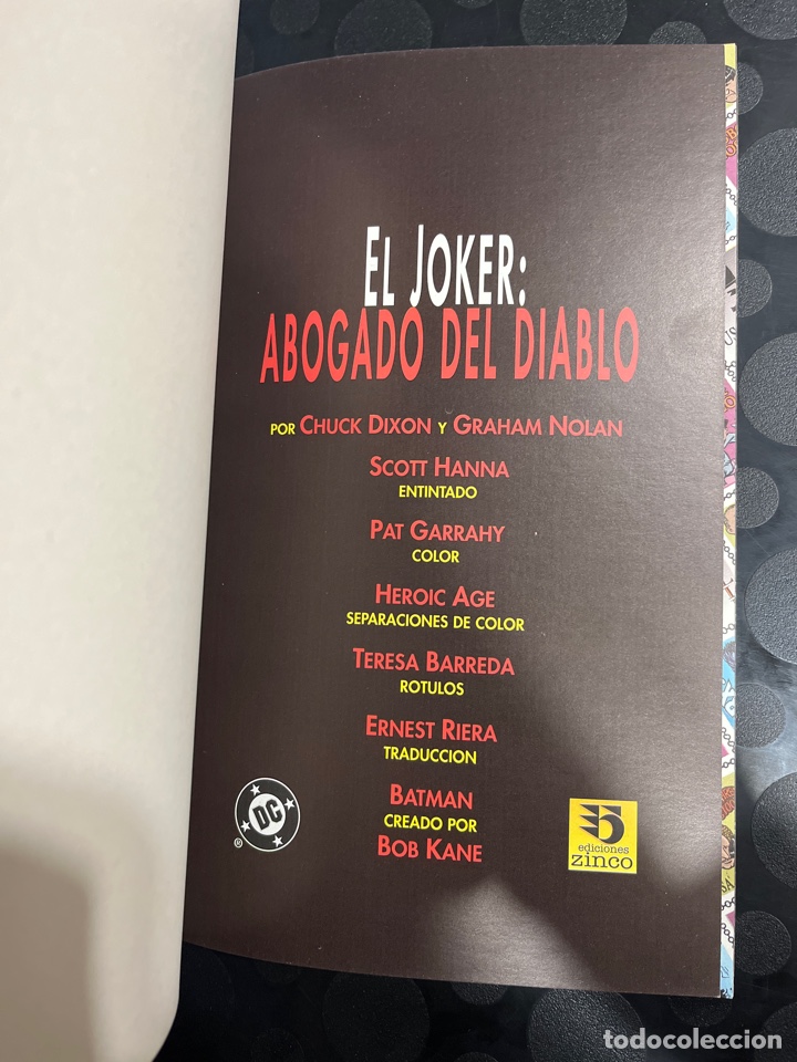 C&oacute;mics: EL JOKER : ABOGADO DEL DIABLO DC ( 1996 ) - Foto 3