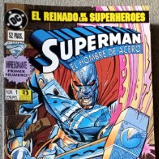 Cómics: SUPERMAN: EL HOMBRE DE ACERO - EDICIONES ZINCO (14 NÚMEROS COMPLETA). Lote 364842341